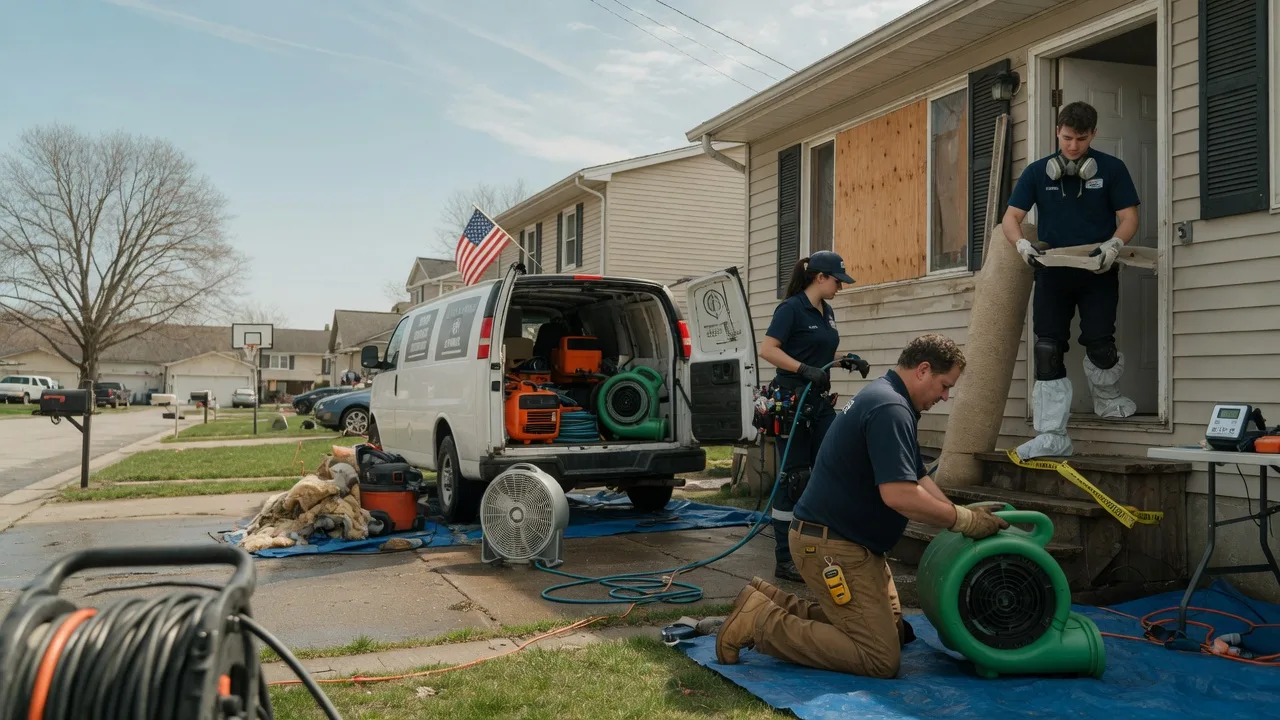 Water Damage Restoration in Sterling, PA near me